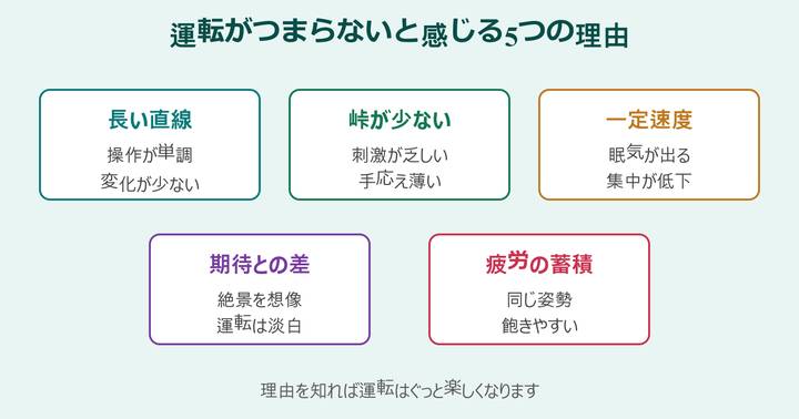 北海道ツーリング 運転がつまらないと感じる5つの理由
