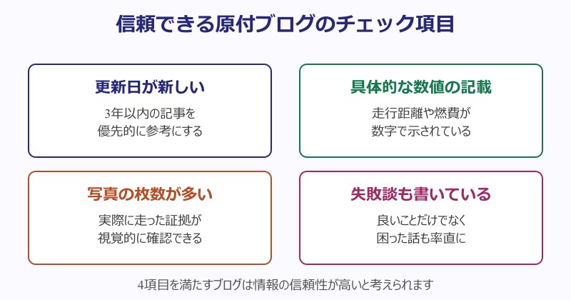 北海道 ツーリング 原付 ブログ 信頼できる見極めポイント