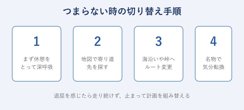 つまらないと感じた時に気分を切り替える4つの手順